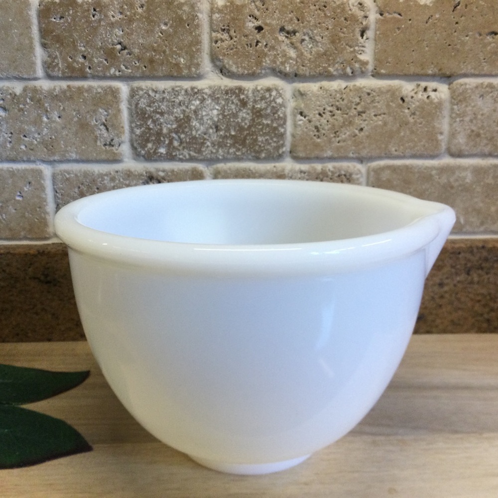 Vintage Small Sunbeam Milk Glass Mixing Bowl